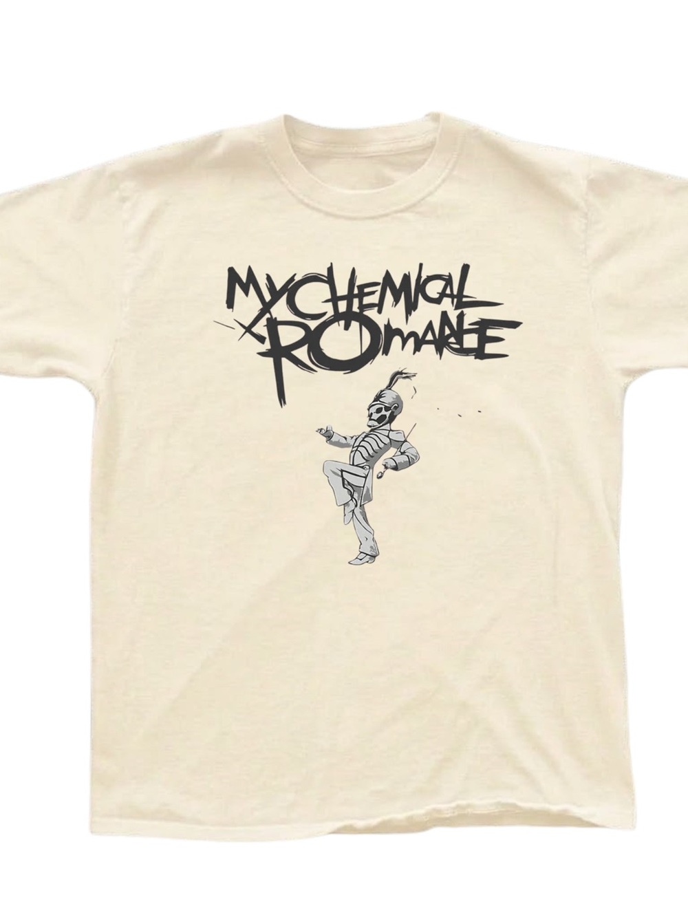 Gildan Cream My Chemical Romance Band Tee, Gift For Him, For Him